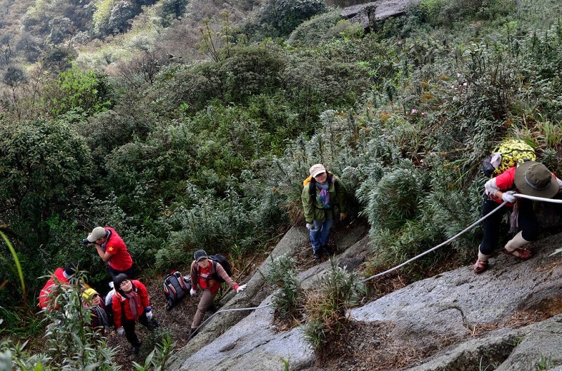 Trekking Fansipan đòi hỏi thể lực và sự chuẩn bị nghiêm túc